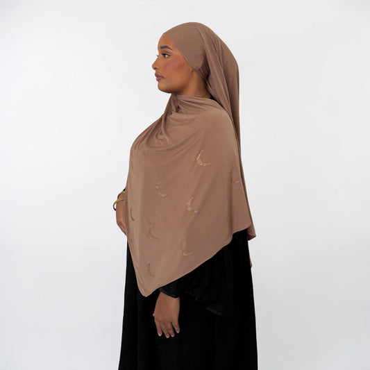 Jersey Strass - Lune Latte