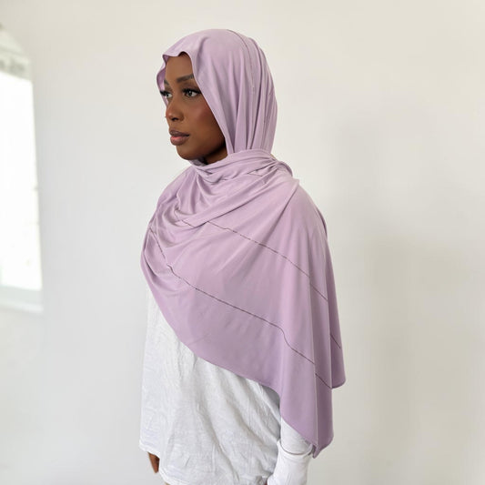 Jersey Strass - Mauve