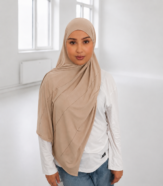 Jersey Strass - Nude